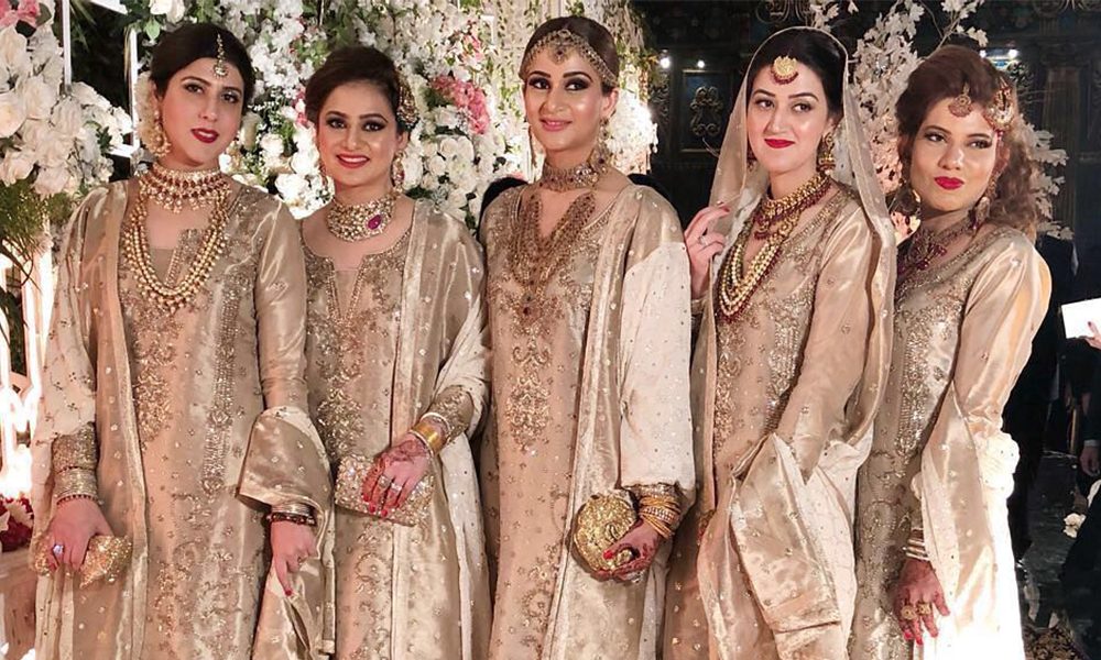 Pakistani Wedding Dresses for Bride’s Sisters and Cousins
